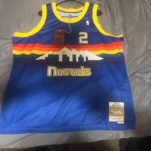 Mitchell & Ness Denver Nuggets Skyline Jersey Alex English